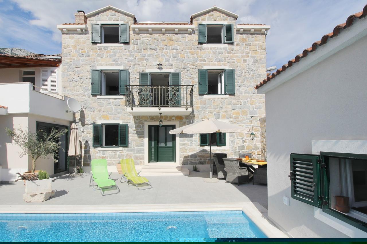 מאקרסקה Villa Filipetti With Heated Pool מראה חיצוני תמונה